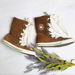 Converse All Star Leather Sherpa Boots